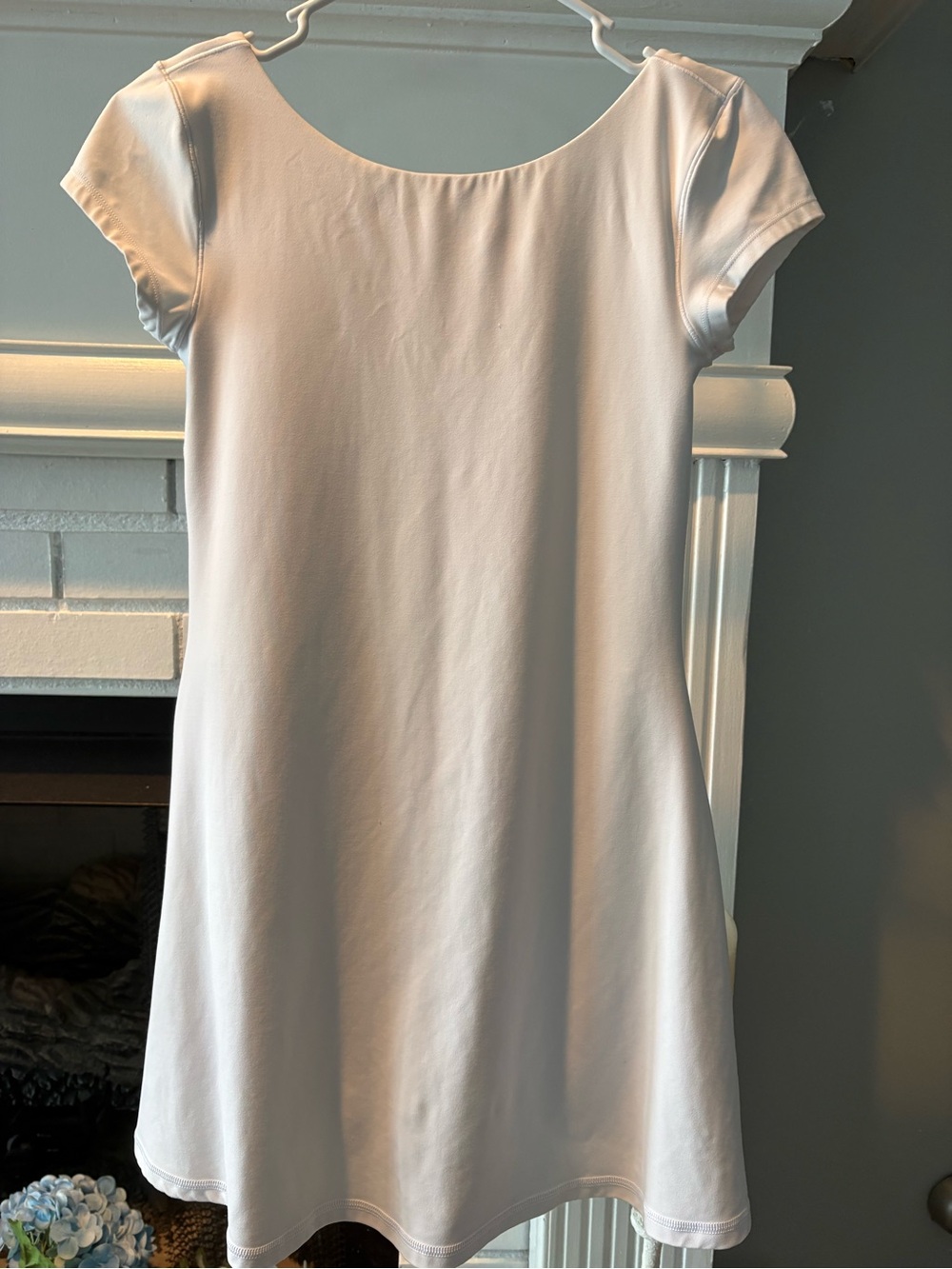 Offline by Aerie White Cap-Sleeve Jumpsuit Dress